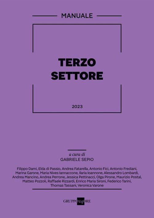 Terzo settore. Manuale 2023