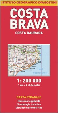 Costa Brava, Costa Daurada 1:200.000