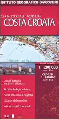 Costa croata 1:200.000