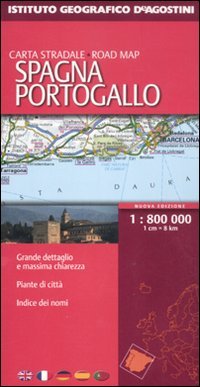 Spagna e Portogallo 1:800.000
