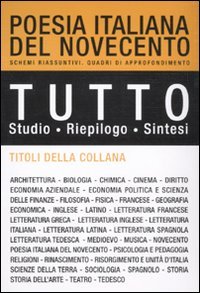 Tutto Poesia Italiana Del Novecento
