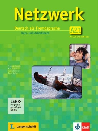 Netzwerk A2.1 Kursbuch + Arbeitsbuch Teil 1
