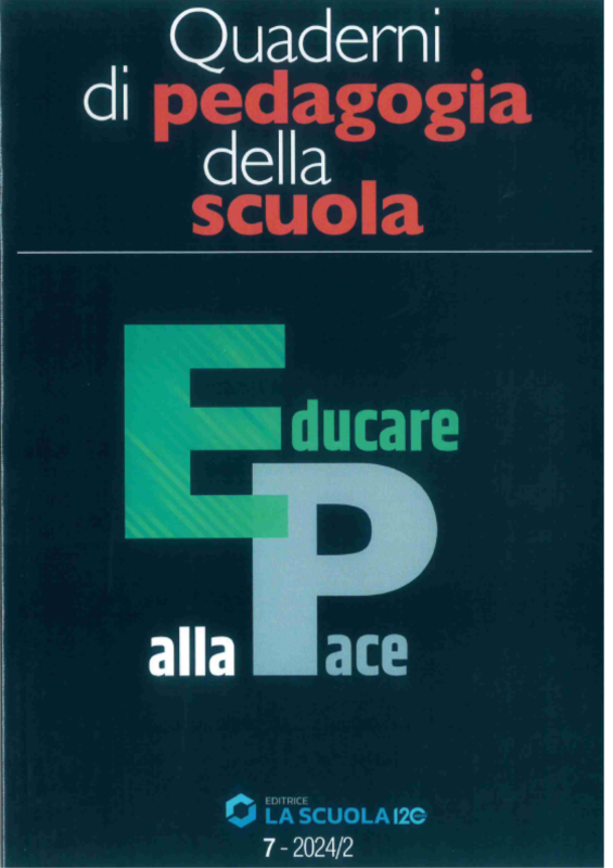 Quaderni Di Pedagogia Della Scuola Educare Alla Pace