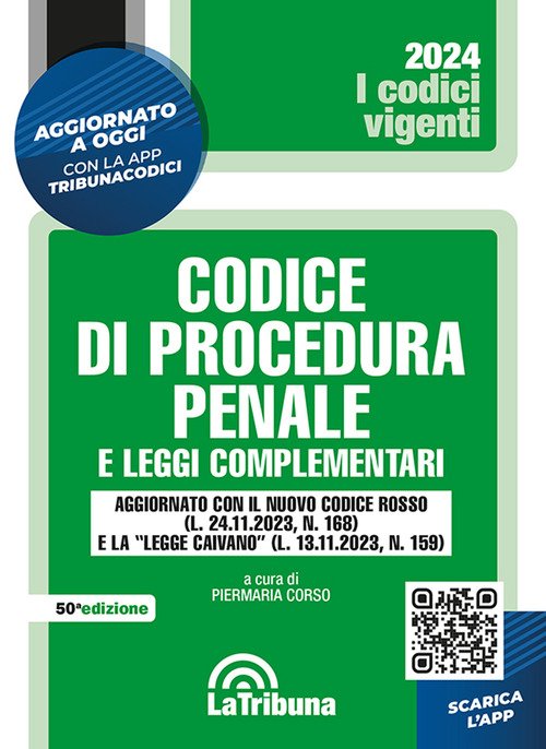 Codice di procedura penale e leggi complementari - autori-vari - La Tribuna  - Libro Librerie Università Cattolica del Sacro Cuore