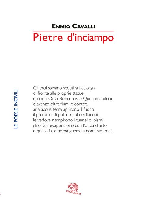 Pietre d'inciampo. Le poesie incivili