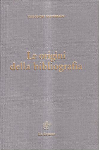 Le origini della bibliografia