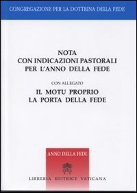 Nota con indicazioni pastorali per l'anno della fede