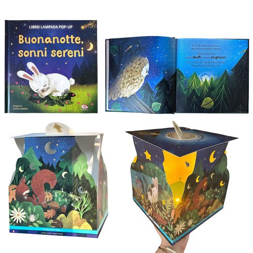 Buonanotte, sonni sereni. Libro lampada pop-up