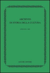 Archivio di storia della cultura (2003)
