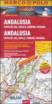 Andalusia, Costa del sole, Siviglia, Cordoba, Granada 1:200.000