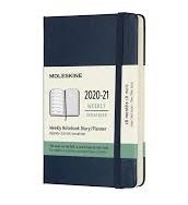 18 Months, Weekly Notebook. Pocket, Hard Cover, Sapphire Blue