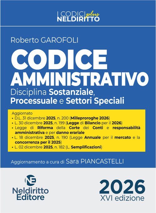 Codice Amministrativo Plus 2026