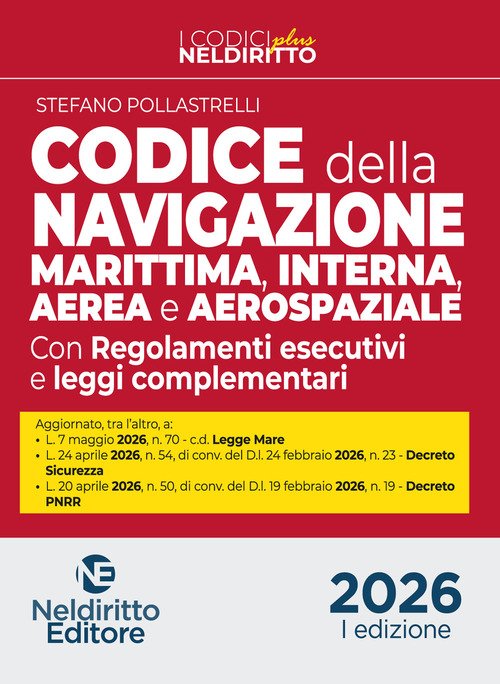 Codice normativo della Navigazione Marittima, interna, aerea e aerospaziale 2026