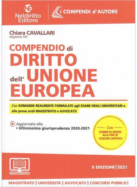 Compendio di diritto dell'Unione Europea