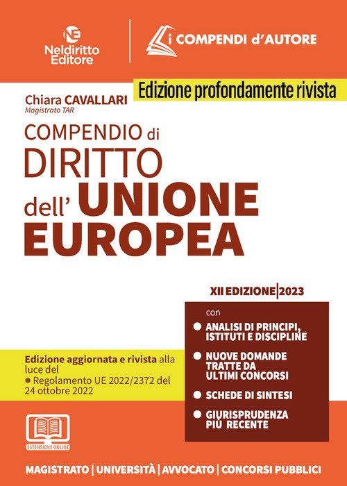 Compendio di diritto dell'Unione Europea