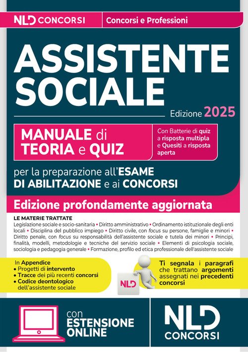 Manuale Assistente sociale 2025 per tutti i concorsi e per la professione