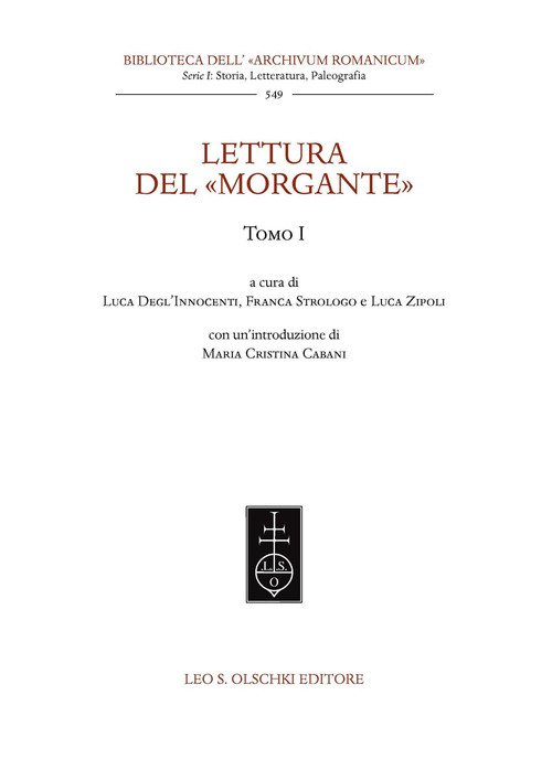 Lettura del «Morgante»
