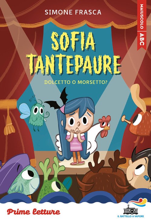 Dolcetto o morsetto? Sofia Tantepaure. Stampatello maiuscolo a leggibilità facilitata