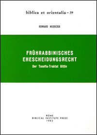 Frührabbinisches Ehescheidungsrecht