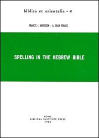 Spelling in the Hebrew Bible
