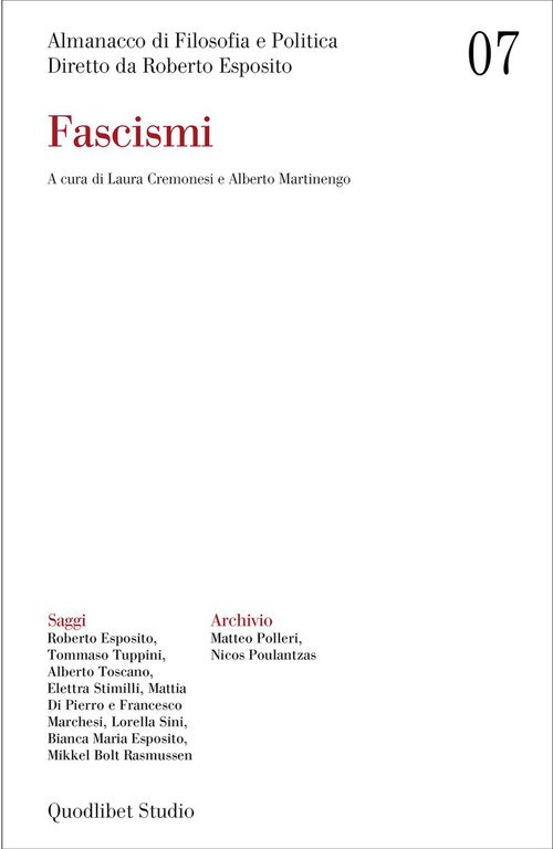 Almanacco di filosofia e politica