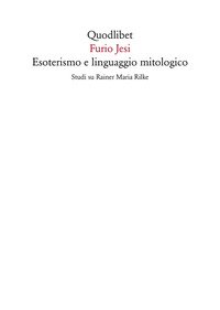 Esoterismo e linguaggio mitologico