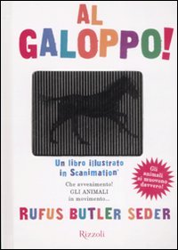 Al galoppo! Un libro illustrato in scanimation