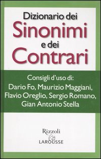 Dizionario Dei Sinonimi E Dei Contrari