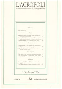 L'acropoli (2004). Vol. 1