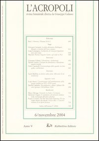 L'acropoli (2004). Vol. 6