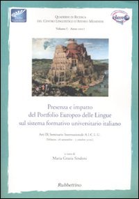 Presenza e impatto del portfolio europeo delle lingue sul sistema formativo universitario italiano