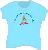 Piccolo Principe. Il Mantello (t-shirt Femminile Manica Cort