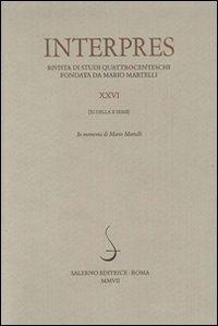 Interpres. Rivista di studi quattrocenteschi