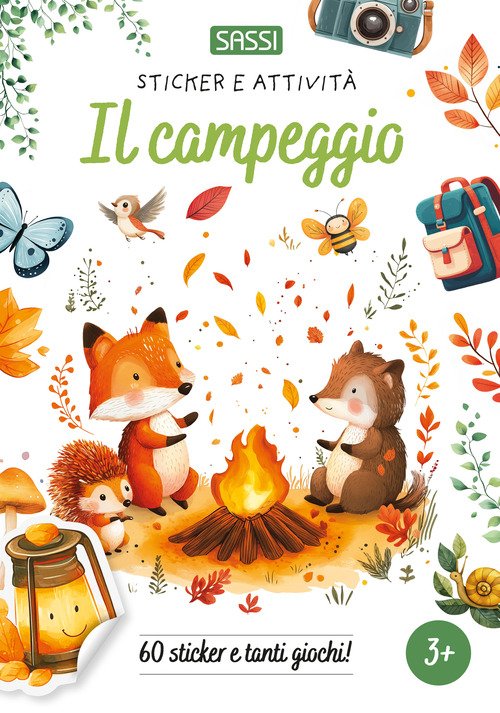 Il campeggio. Sticker e attività