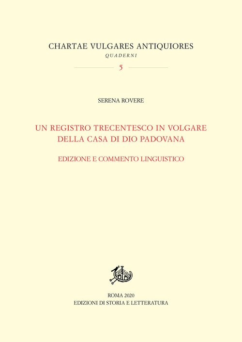 Un registro trecentesco della Casa di Dio padovana