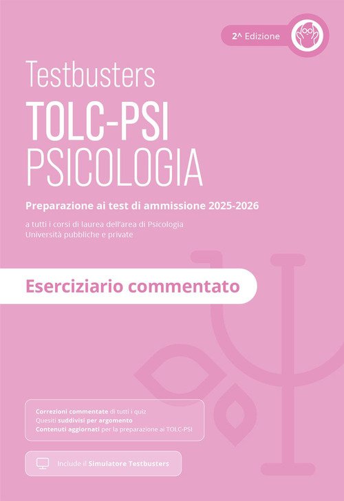 Testbusters TOLC-PSI 2025 - Eserciziario commentato