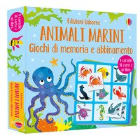 Animali marini. Giochi di memoria e abbinamento
