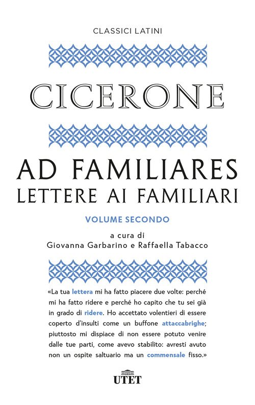 Ad familiares. Lettere ai familiari