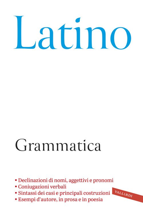 Latino. Grammatica