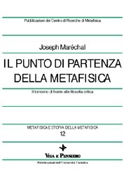 Il punto di partenza della metafisica