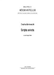 Scripta selecta