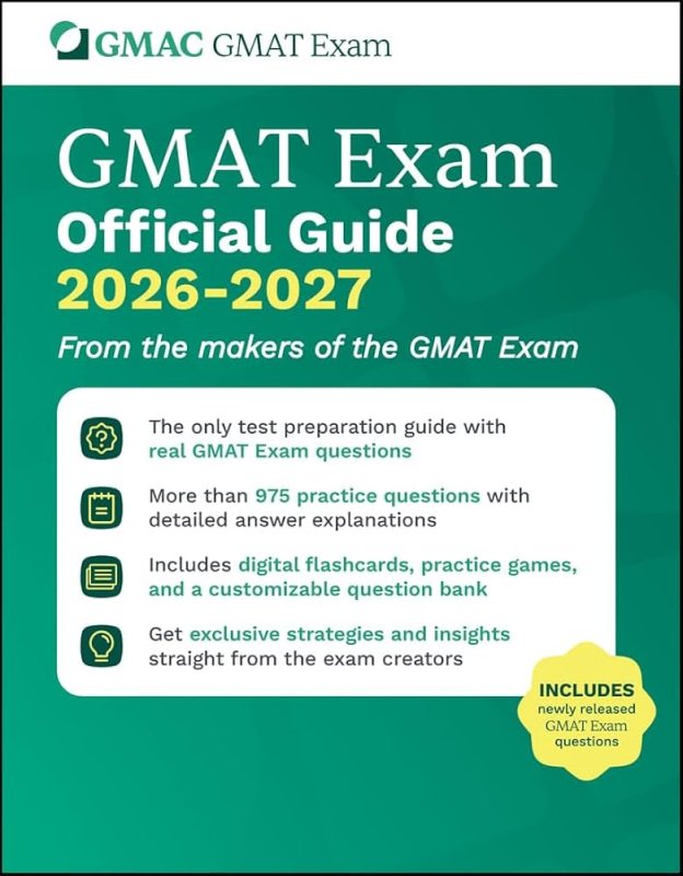 Gmat Official Guide 2026-2027: Book + Online Quest Ion Bank