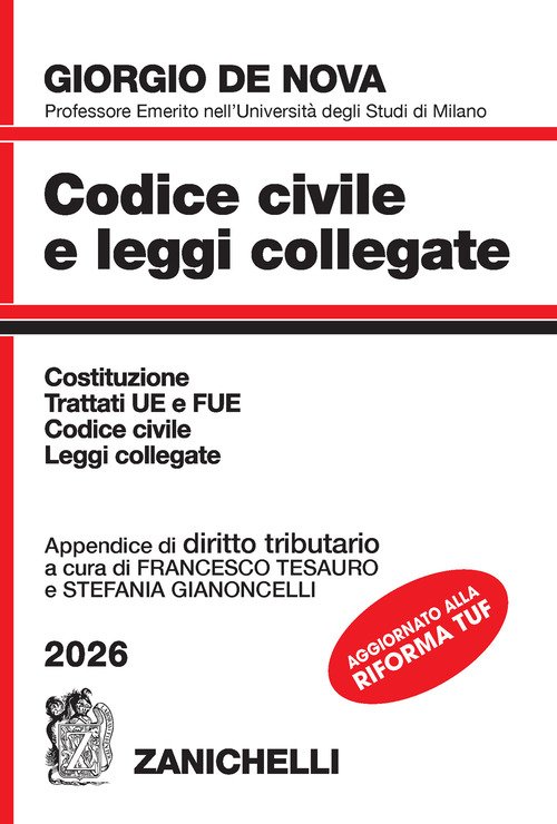 Codice civile e leggi collegate 2025. Con appendice di diritto tributario