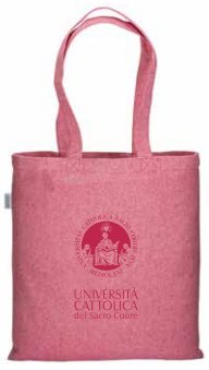 Shopper Cotone Recycled Rosa 280gr