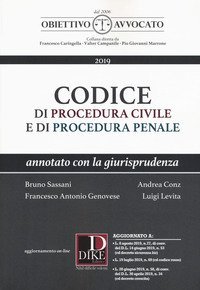Codice di procedura civile e di procedura penale. Annotato con la giurisprudenza