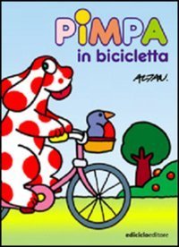 Pimpa in bicicletta