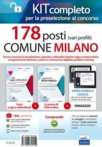 Concorso 178 Posti Comune di Milano. Kit per la preselezione