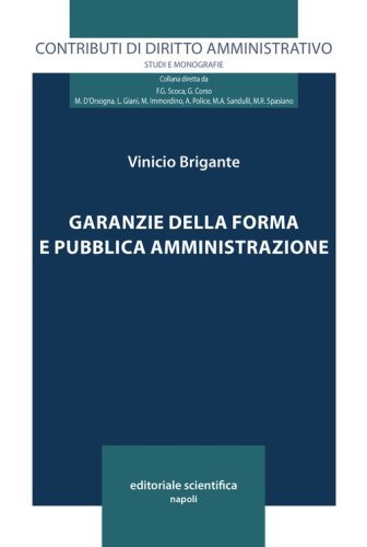 Garanzie della forma e pubblica amministrazione
