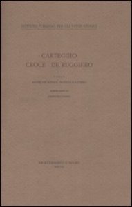 Carteggio Croce-De Ruggiero