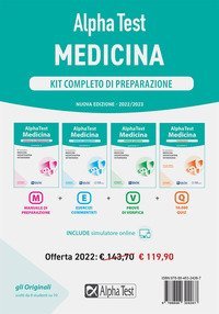 Alpha Test. Medicina. Kit completo di preparazione
